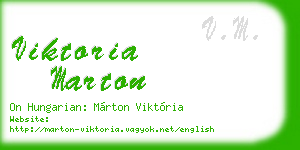 viktoria marton business card
